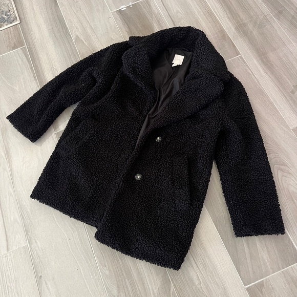 Black coat H&M - Picture 2 of 6